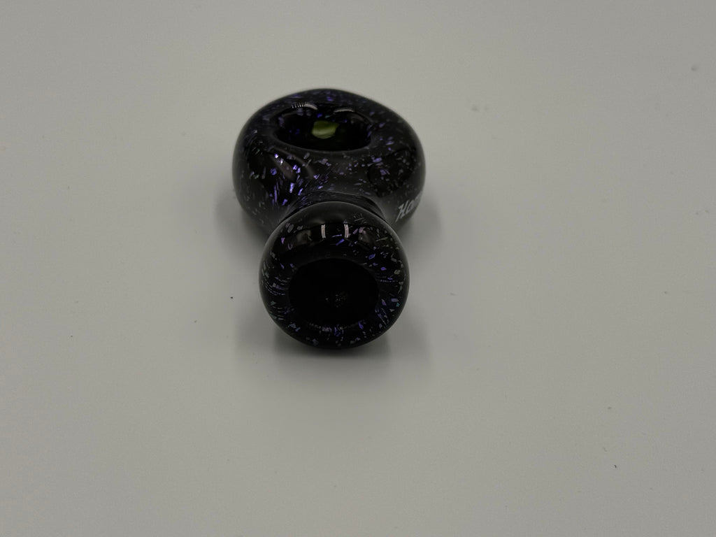 Home Blown Glass Dichro Ring Chillum – Hand Blown Borosilicate Glass Pipe – Made in USA