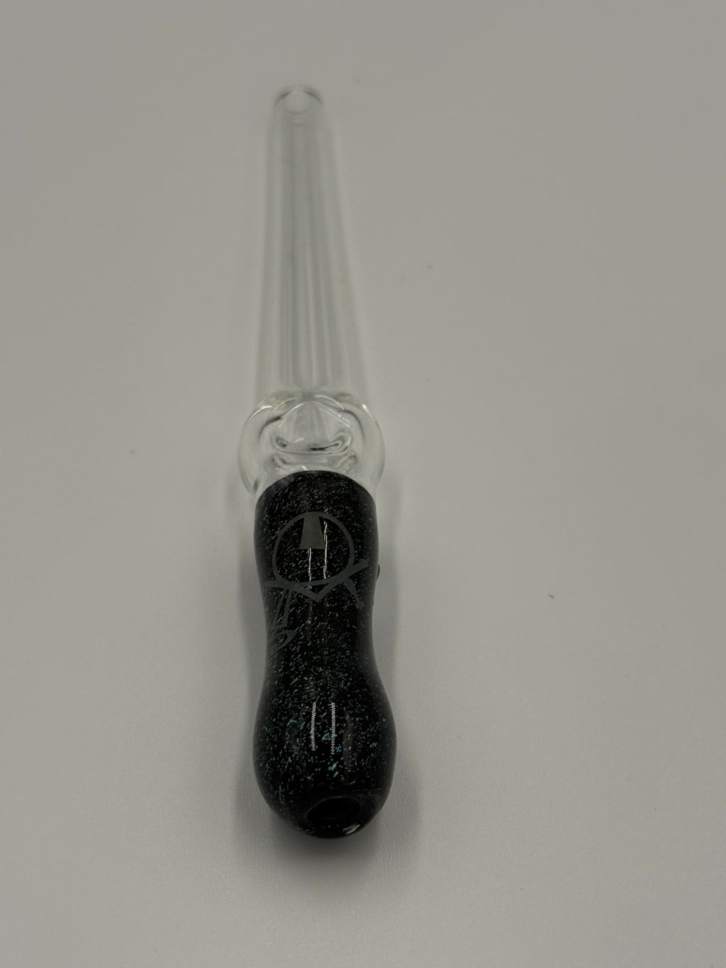 Home Blown Glass Dichro Straw – Hand Blown Borosilicate Glass Straw – Made in USA