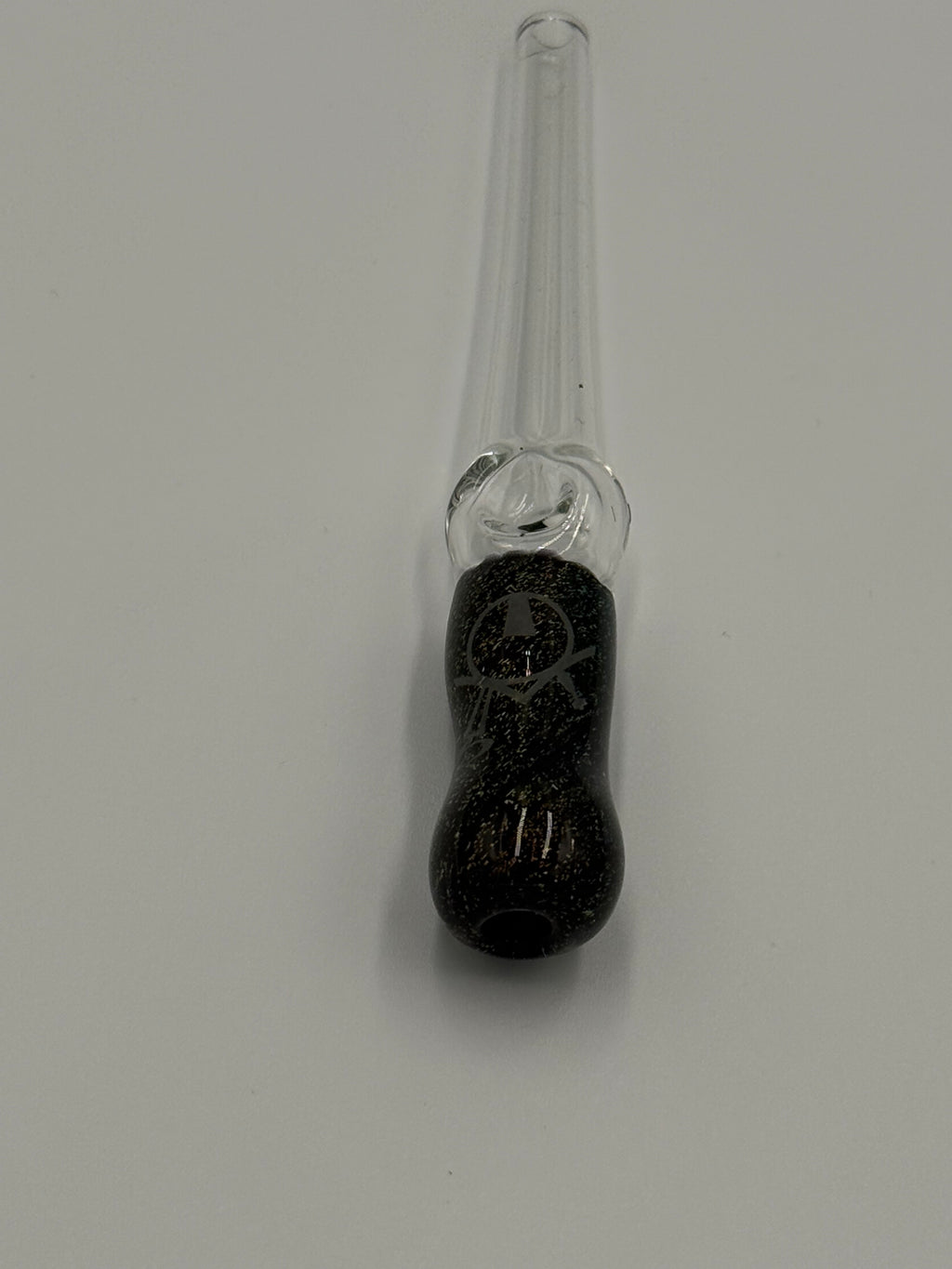 Home Blown Glass Dichro Straw – Hand Blown Borosilicate Glass Straw – Made in USA