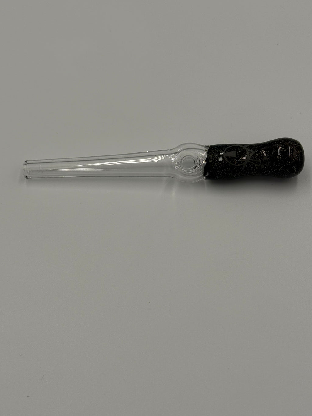 Home Blown Glass Dichro Straw – Hand Blown Borosilicate Glass Straw – Made in USA