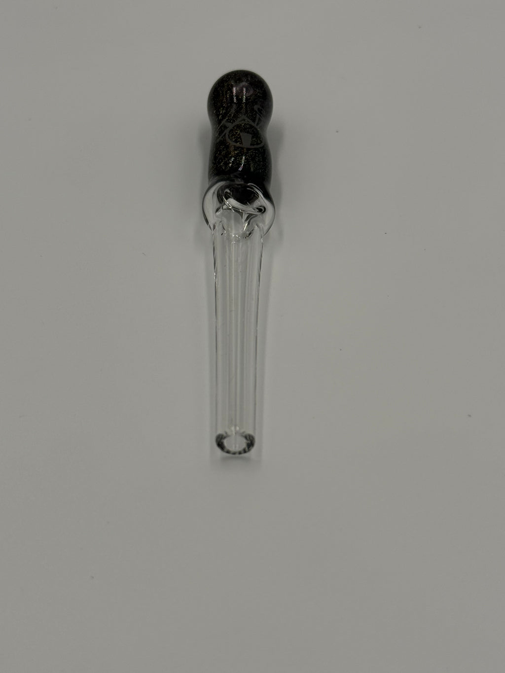 Home Blown Glass Dichro Straw – Hand Blown Borosilicate Glass Straw – Made in USA