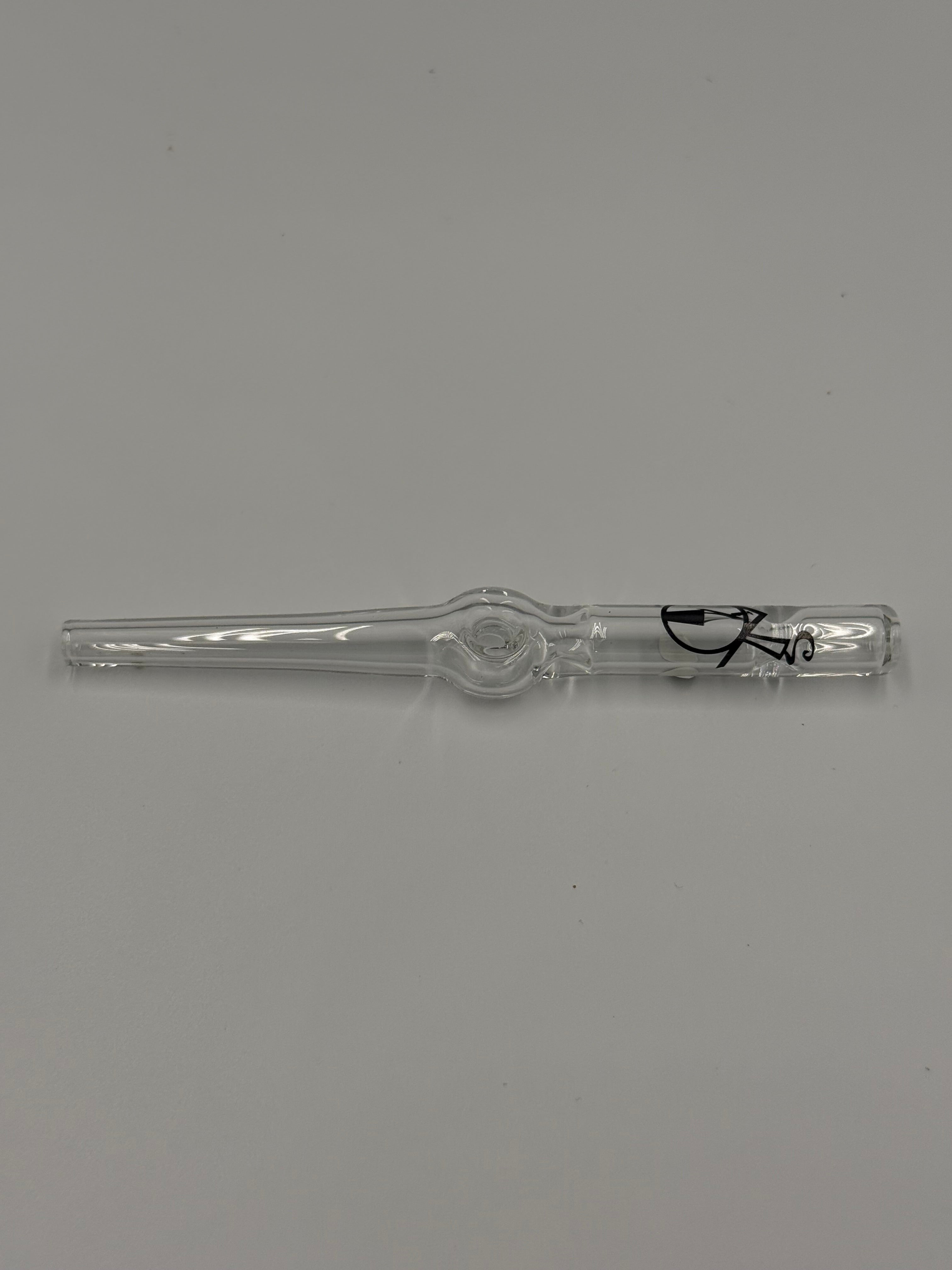 Home Blown Glass Road Straw – Air-Cooled Borosilicate Glass Nectar Straw | Clear