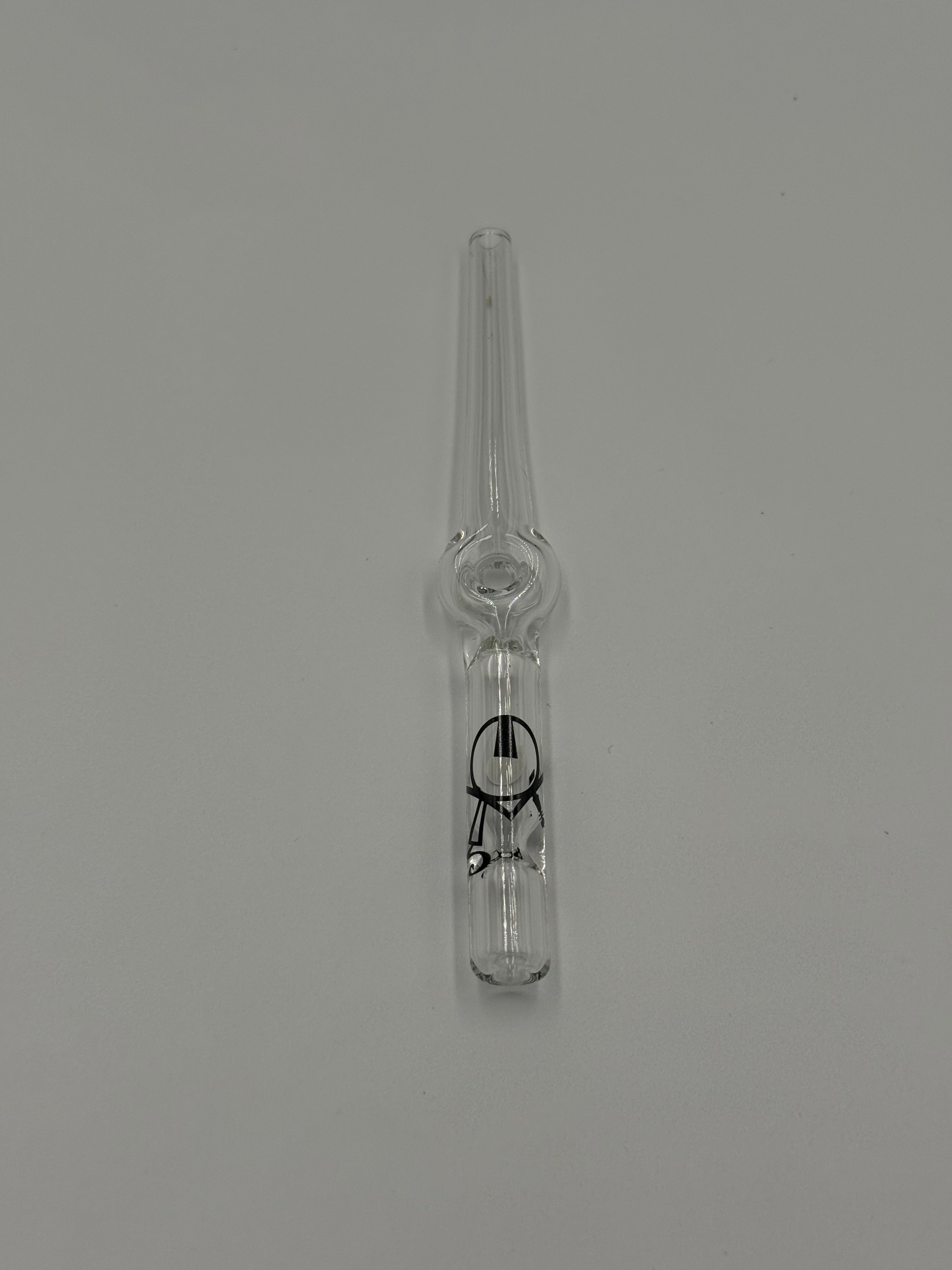 Home Blown Glass Road Straw – Air-Cooled Borosilicate Glass Nectar Straw | Clear