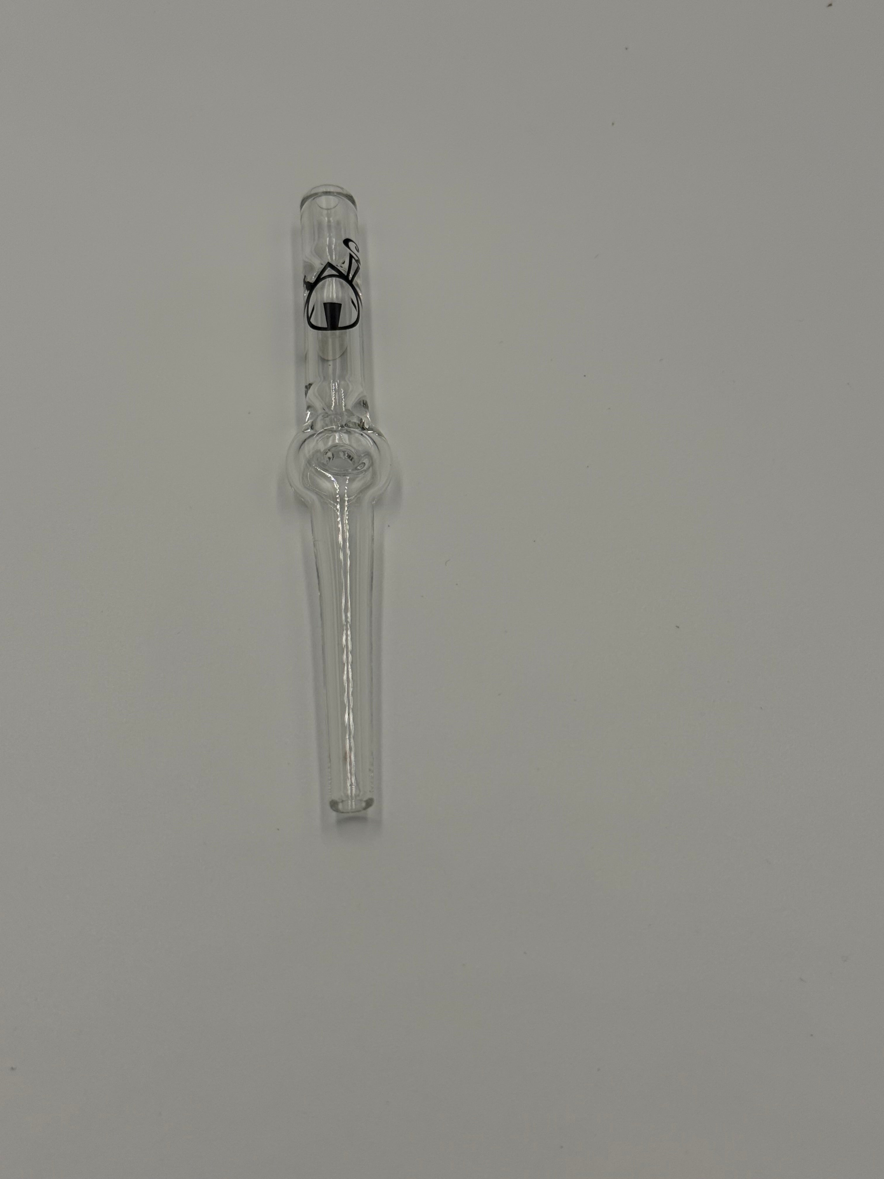 Home Blown Glass Road Straw – Air-Cooled Borosilicate Glass Nectar Straw | Clear