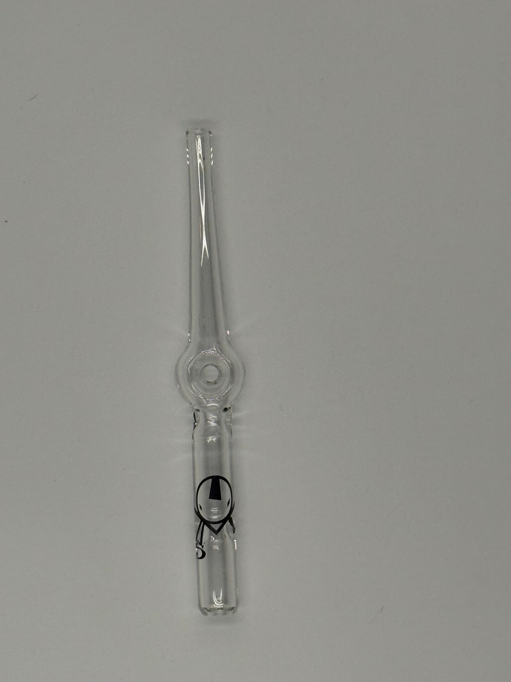 Home Blown Glass Road Straw – Air-Cooled Borosilicate Glass Nectar Straw | Clear