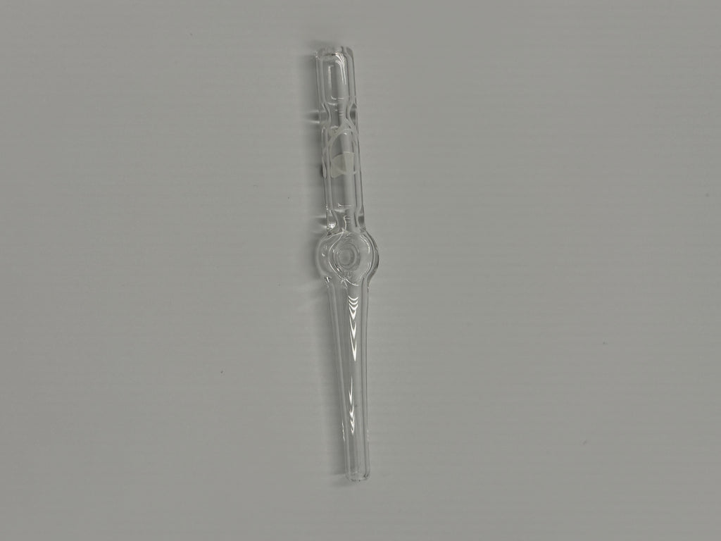 Home Blown Glass Road Straw – Air-Cooled Borosilicate Glass Nectar Straw | Clear