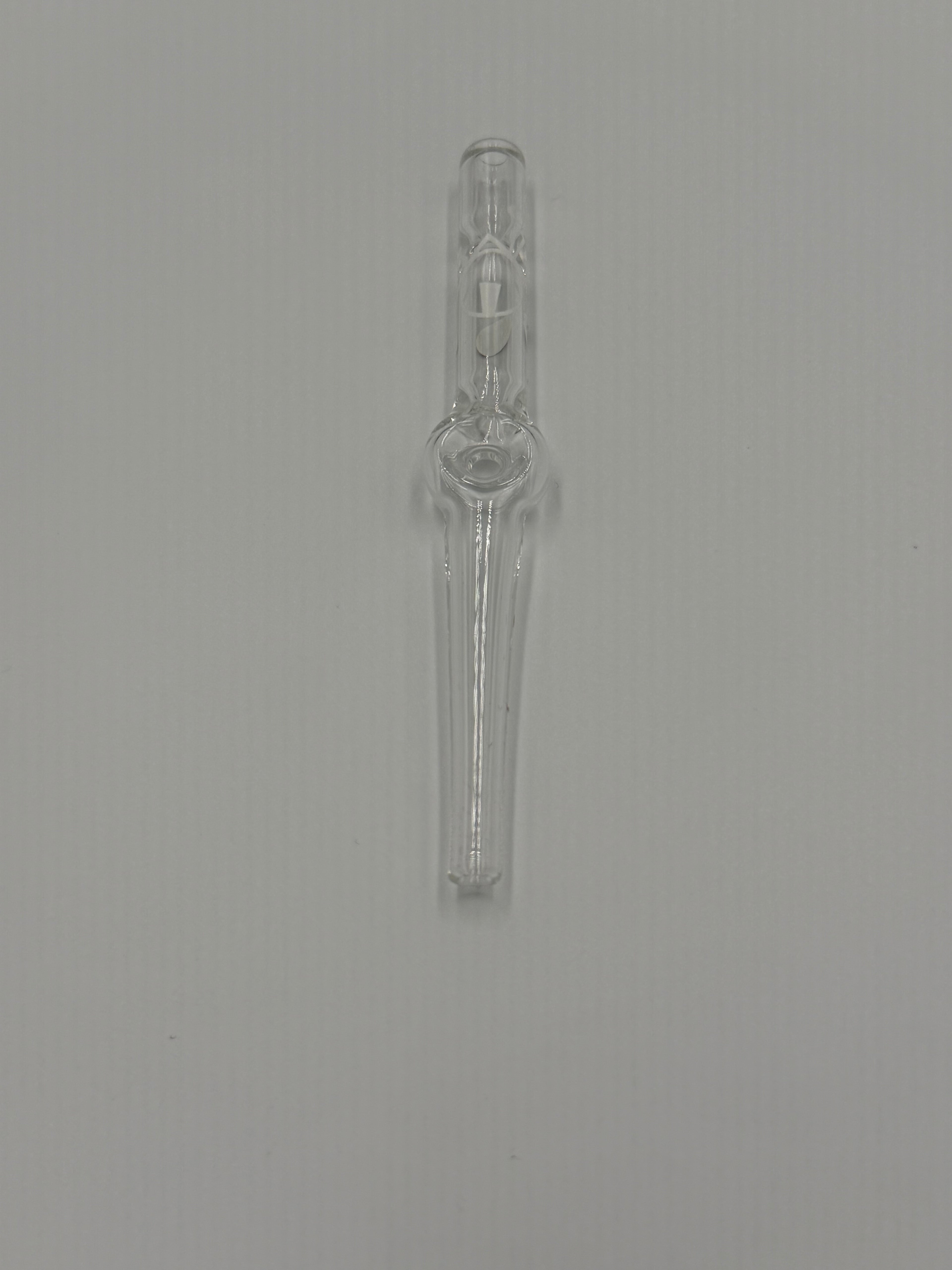 Home Blown Glass Road Straw – Air-Cooled Borosilicate Glass Nectar Straw | Clear