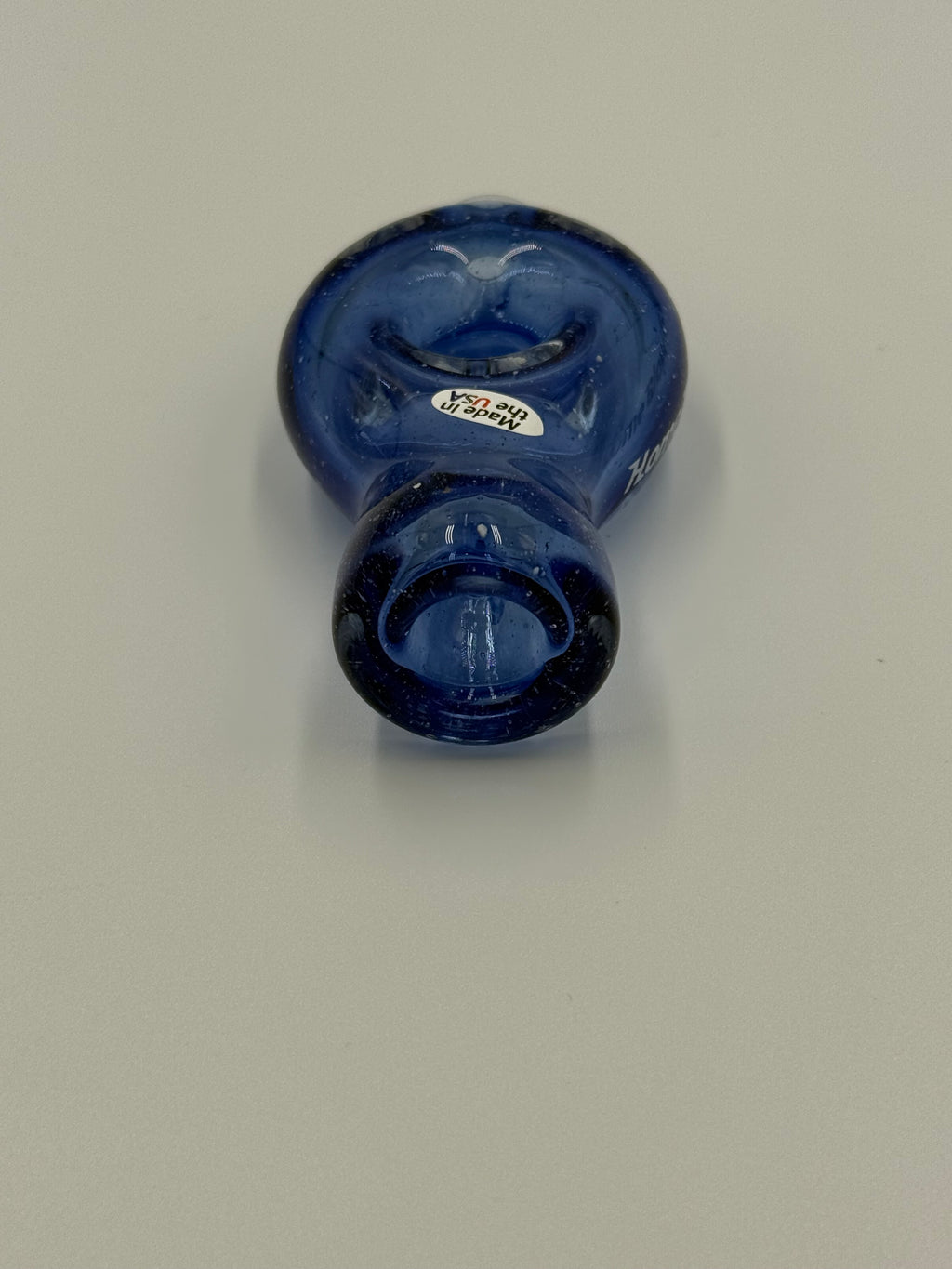 Hand Blown Glass Ring Chillum Pipe – Compact Pocket Pipe – Assorted Colors – Made in USA