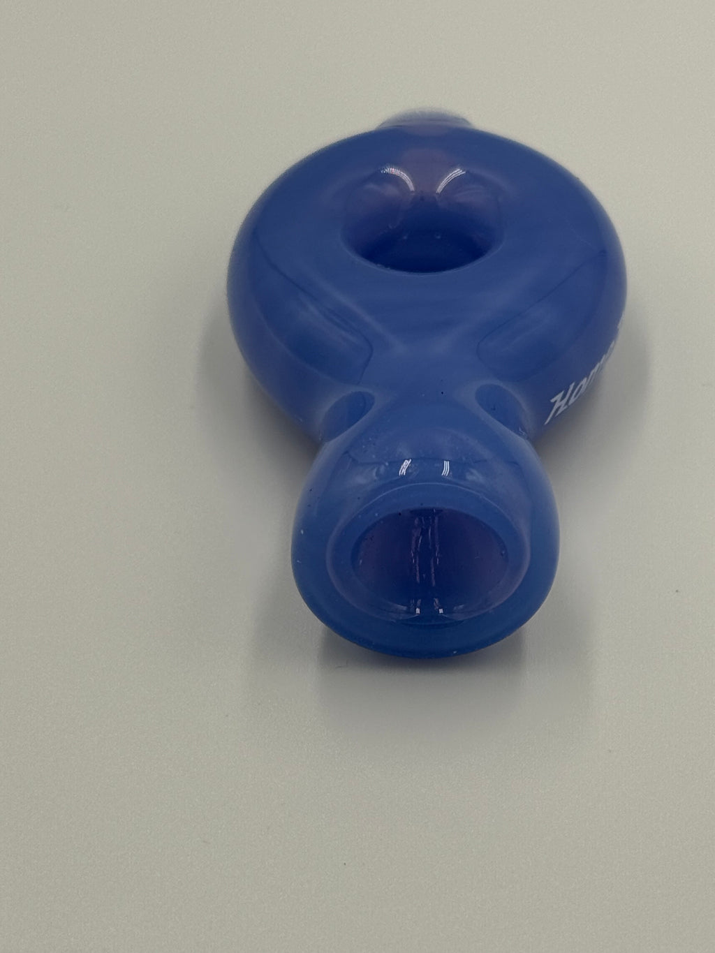 Hand Blown Glass Ring Chillum Pipe – Compact Pocket Pipe – Assorted Colors – Made in USA