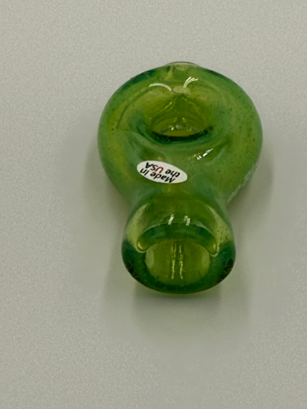 Hand Blown Glass Ring Chillum Pipe – Compact Pocket Pipe – Assorted Colors – Made in USA