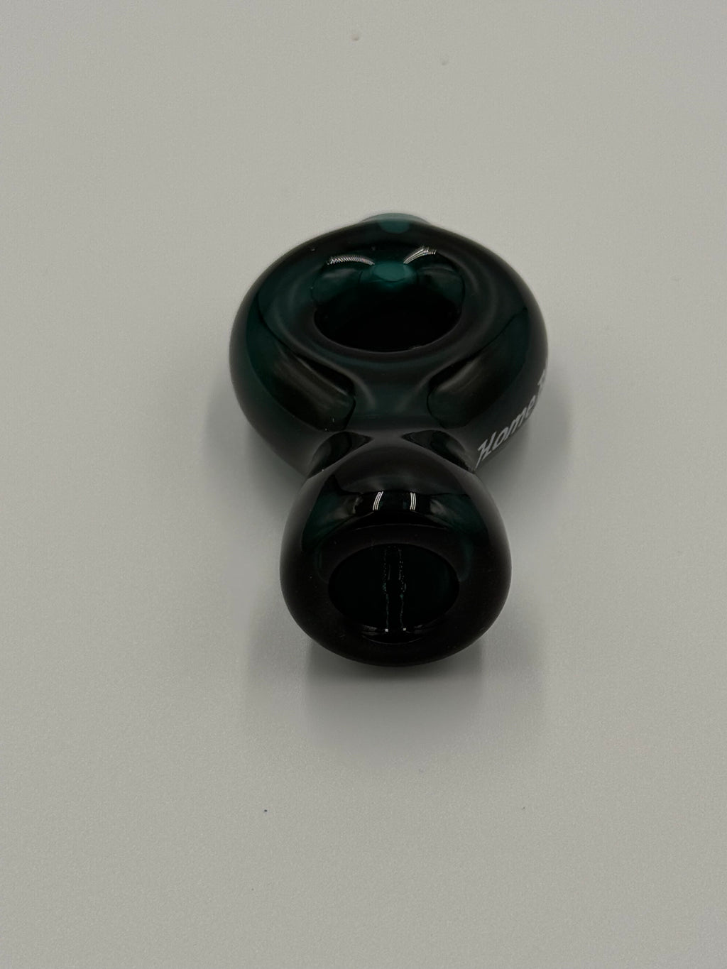Hand Blown Glass Ring Chillum Pipe – Compact Pocket Pipe – Assorted Colors – Made in USA