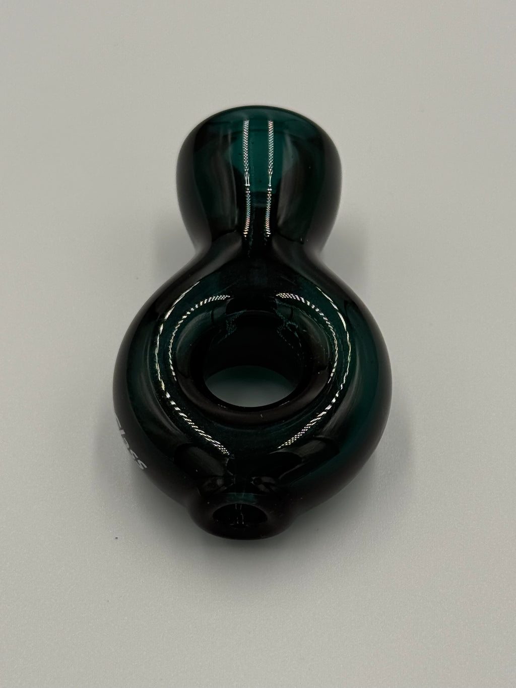 Hand Blown Glass Ring Chillum Pipe – Compact Pocket Pipe – Assorted Colors – Made in USA