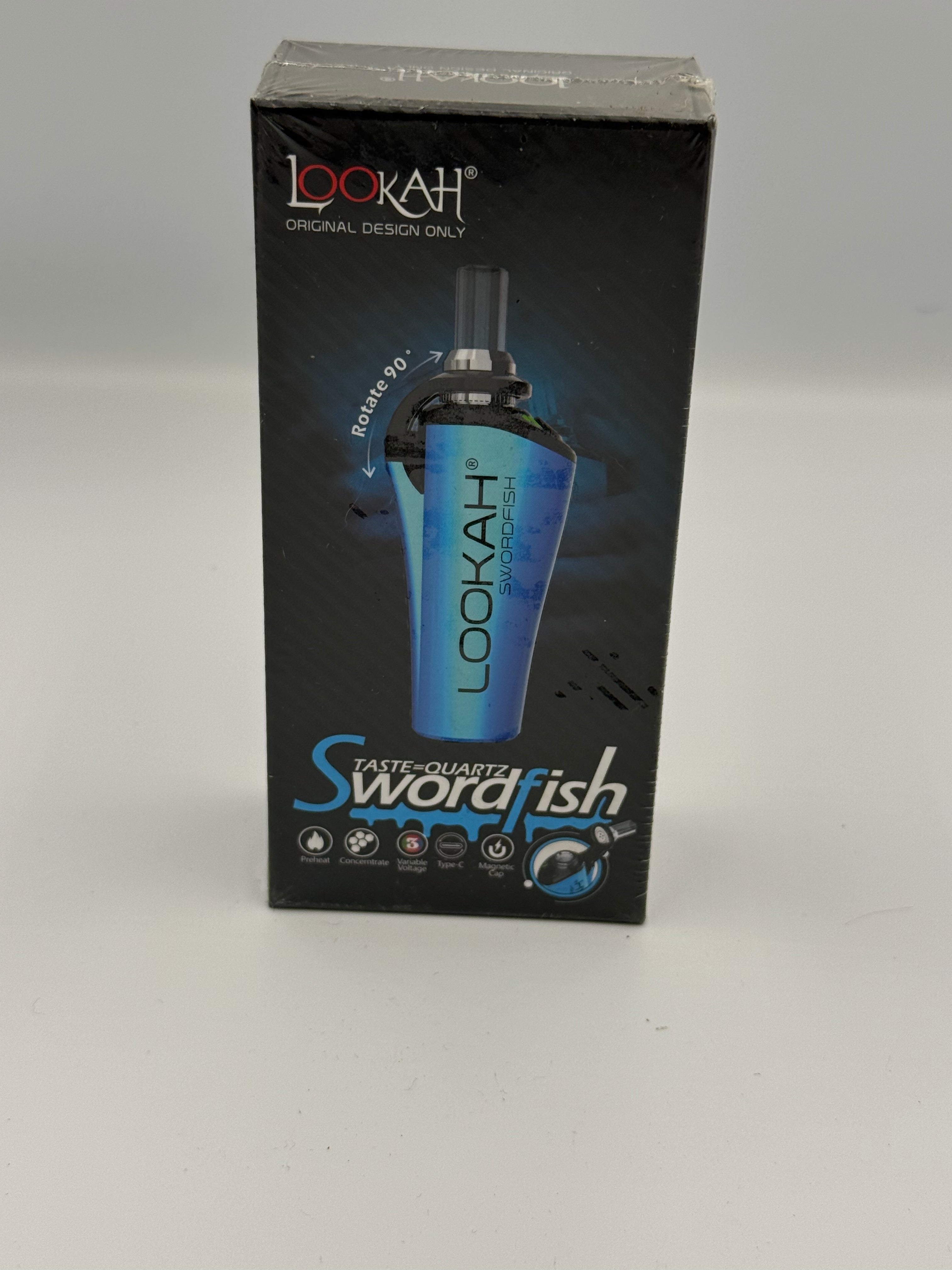 Lookah Swordfish Portable Electric Wax Vaporizer – Blue Quartz Concentrate Dab Pen