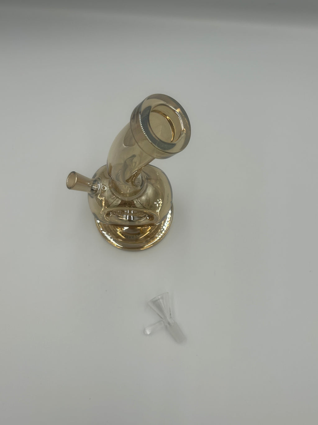 MJ Arsenal Saturn Orbital Series Mini Glass Water Pipe – 10mm Borosilicate Glass Bong with Circular Perc