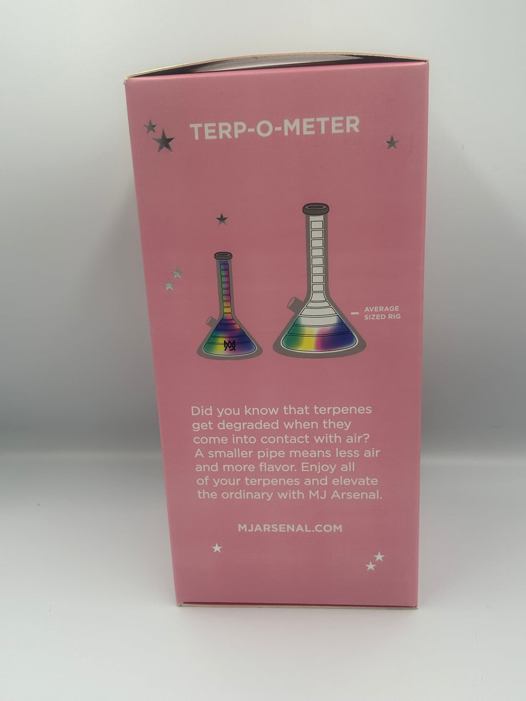 MJ Arsenal Saturn Orbital Series Mini Glass Water Pipe – 10mm Borosilicate Glass Bong with Circular Perc