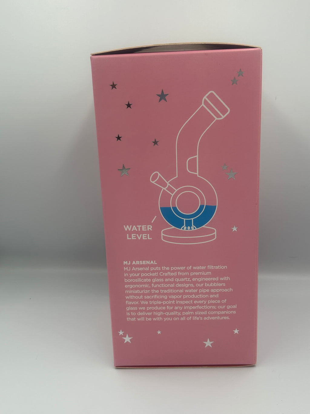 MJ Arsenal Saturn Orbital Series Mini Glass Water Pipe – 10mm Borosilicate Glass Bong with Circular Perc