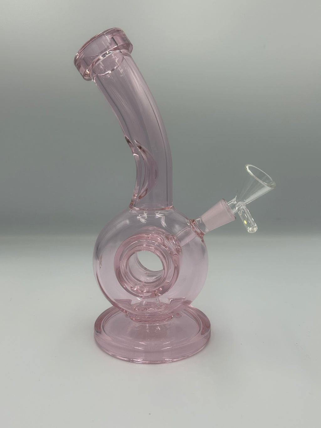 MJ Arsenal Saturn Orbital Series Mini Glass Water Pipe – 10mm Borosilicate Glass Bong with Circular Perc