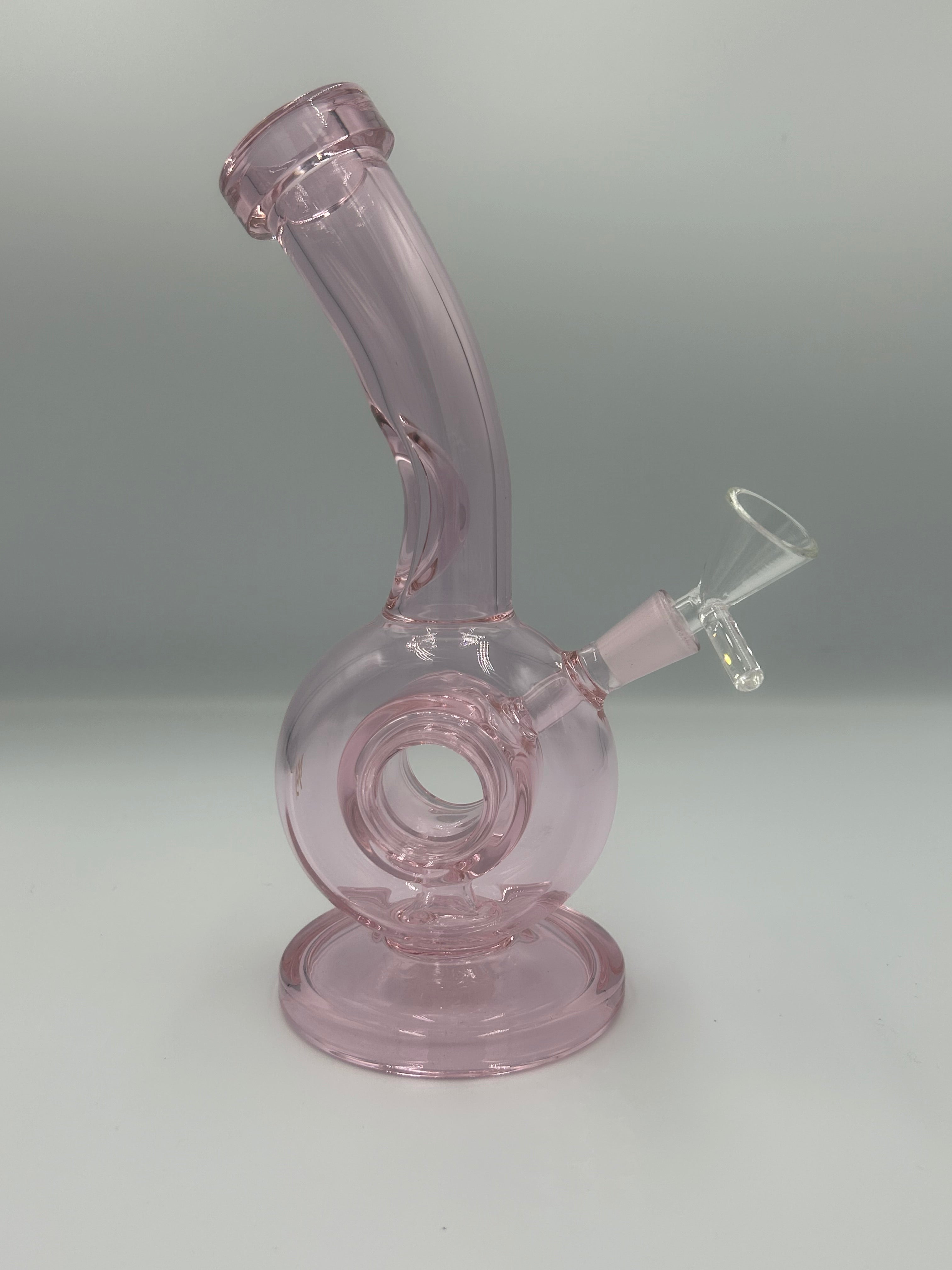 MJ Arsenal Saturn Orbital Series Mini Glass Water Pipe – 10mm Borosilicate Glass Bong with Circular Perc