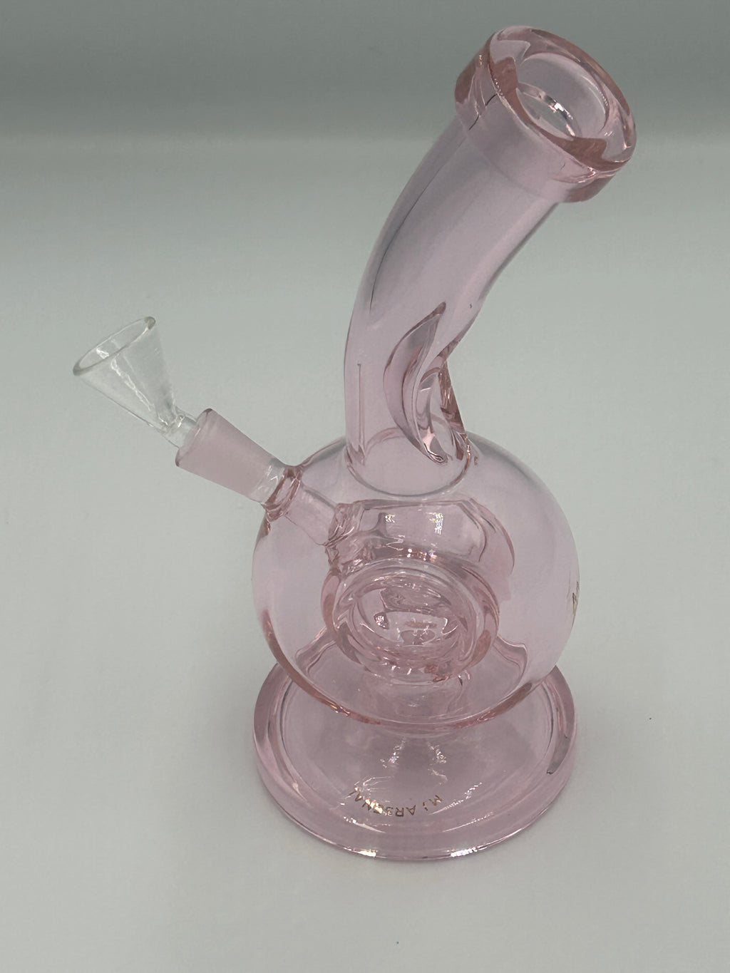 MJ Arsenal Saturn Orbital Series Mini Glass Water Pipe – 10mm Borosilicate Glass Bong with Circular Perc