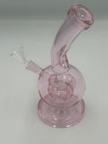MJ Arsenal Saturn Orbital Series Mini Glass Water Pipe – 10mm Borosilicate Glass Bong with Circular Perc