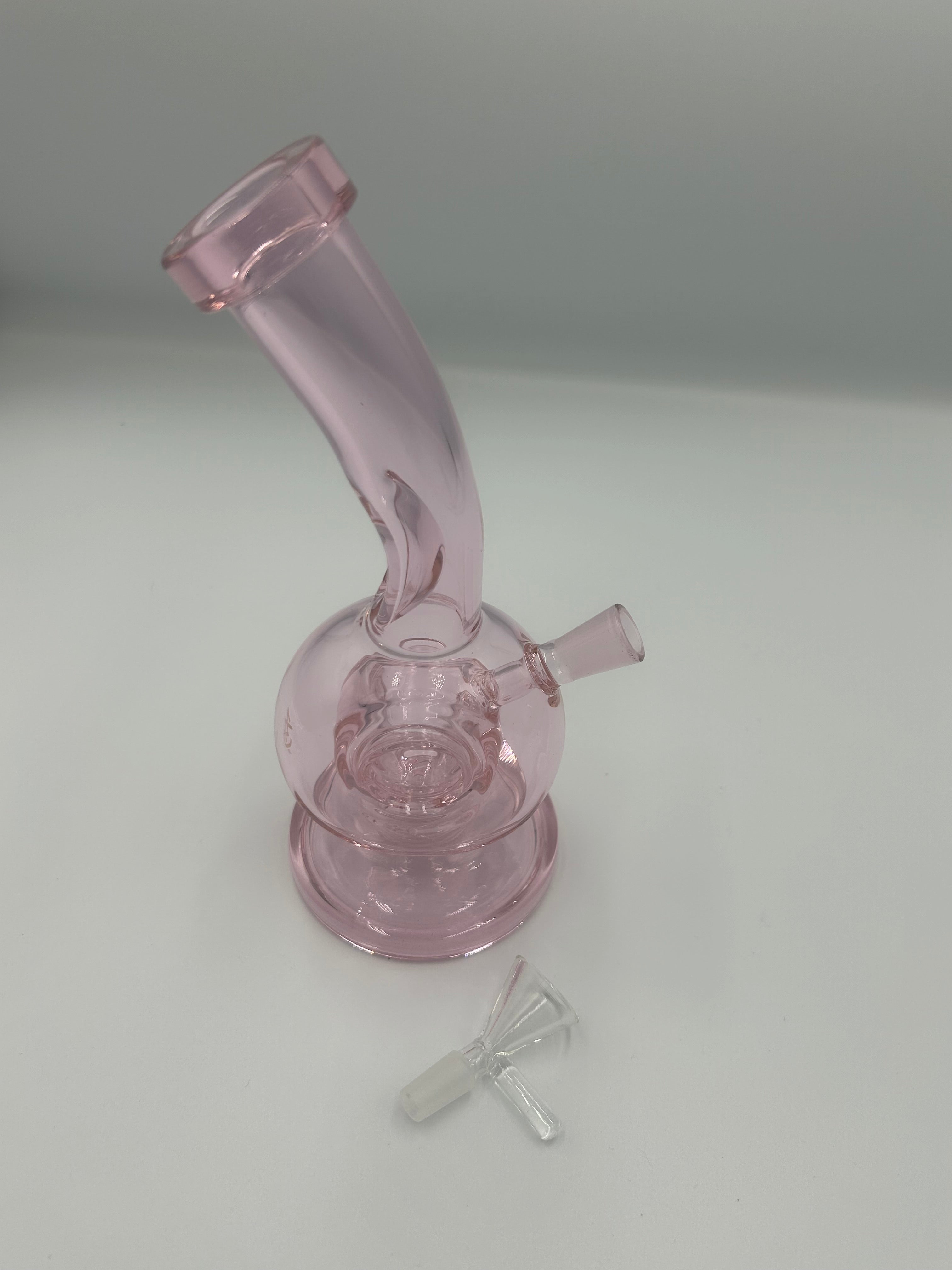 MJ Arsenal Saturn Orbital Series Mini Glass Water Pipe – 10mm Borosilicate Glass Bong with Circular Perc