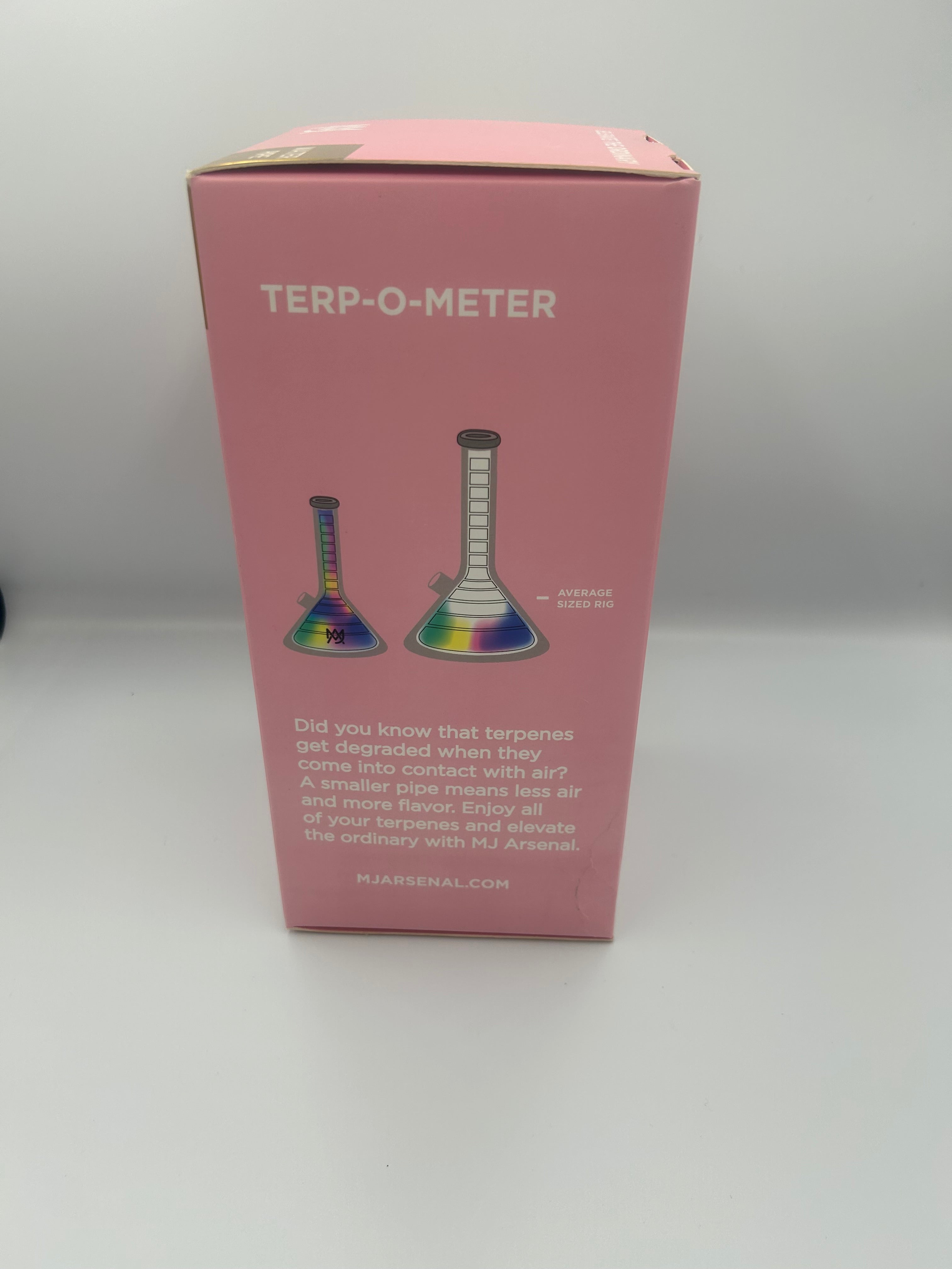 MJ Arsenal Cache Water Pipe | Borosilicate Glass Water Pipe with Hidden Storage