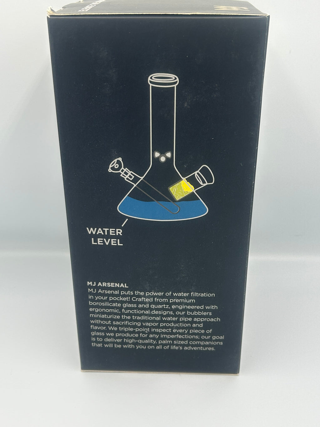 MJ Arsenal Cache Water Pipe | Borosilicate Glass Water Pipe with Hidden Storage
