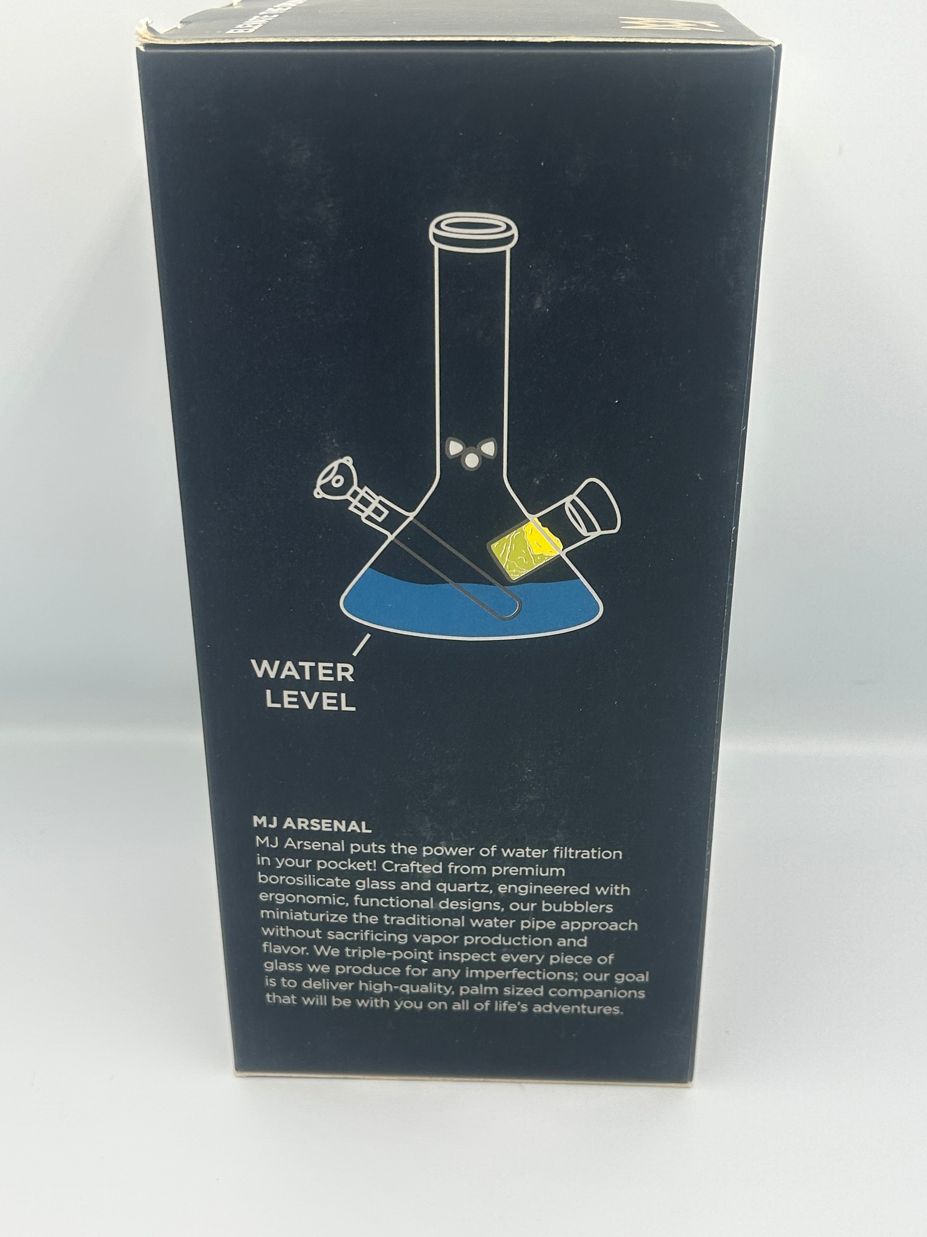 MJ Arsenal Cache Water Pipe | Borosilicate Glass Water Pipe with Hidden Storage