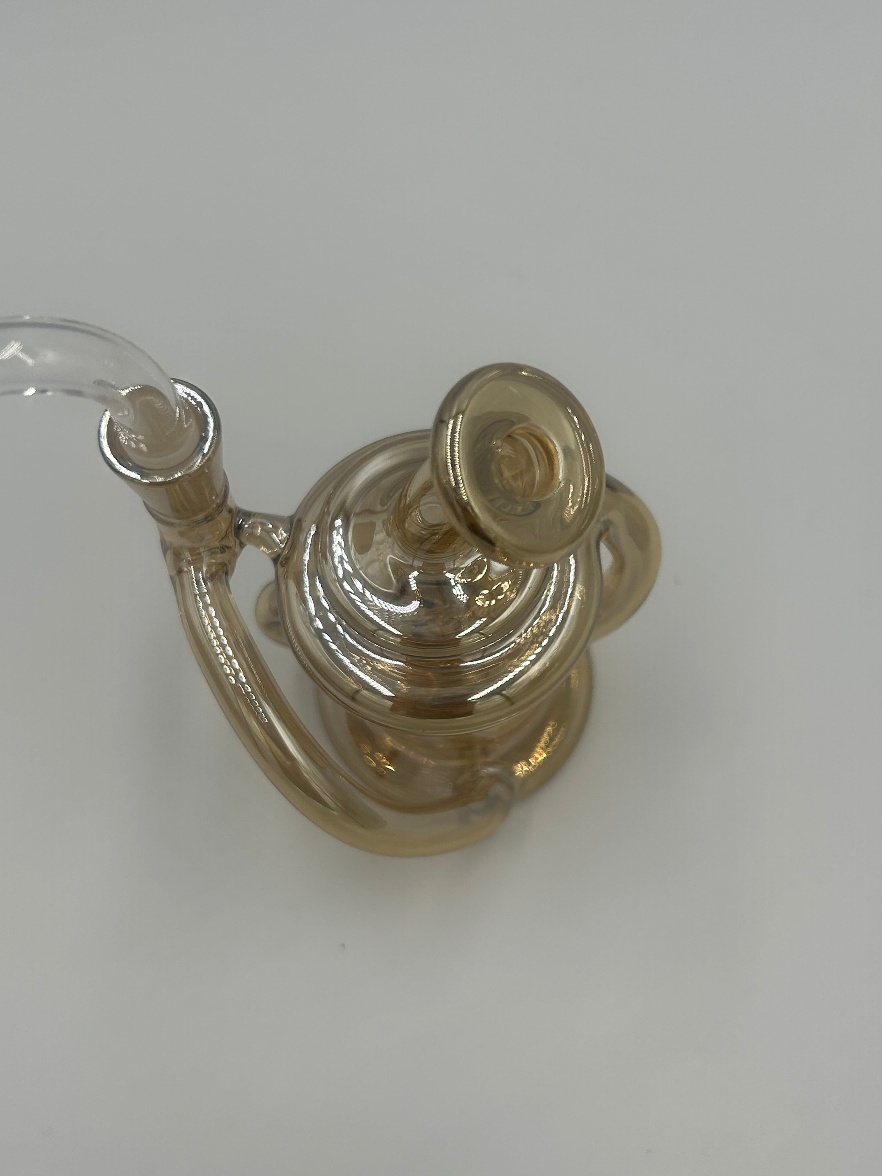 MJ Arsenal Hydra Mini Rig Recycler Dab Rig with 10mm Quartz Banger