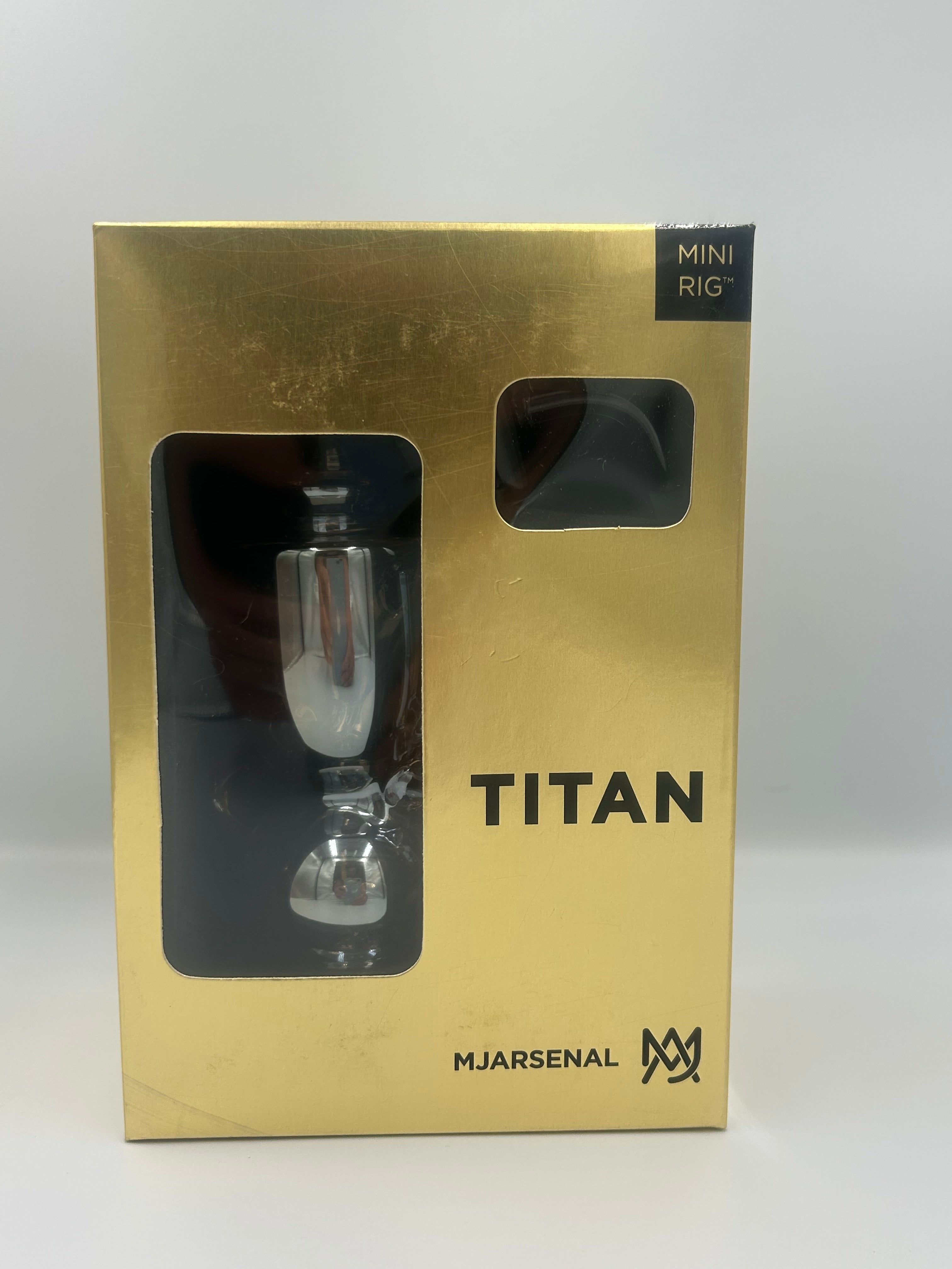 MJ Arsenal Saturn Orbital Series Mini Water Pipe – Circular Perc Borosilicate Glass Bong