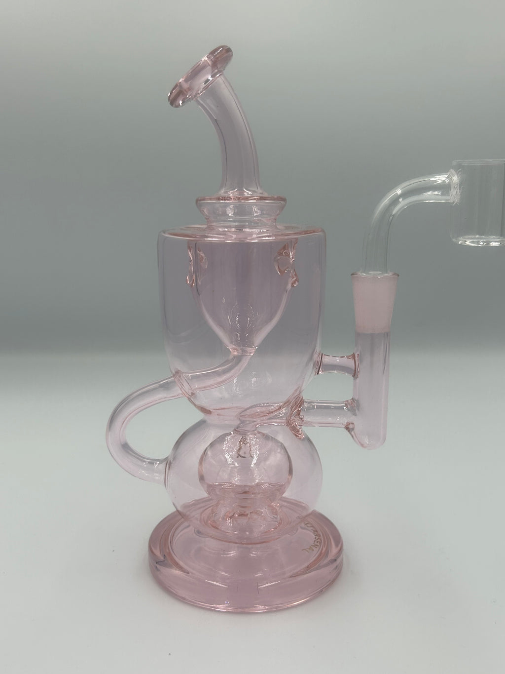 MJ Arsenal Saturn Orbital Series Mini Water Pipe – Circular Perc Borosilicate Glass Bong