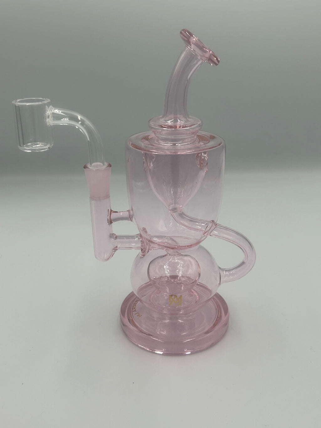 MJ Arsenal Saturn Orbital Series Mini Water Pipe – Circular Perc Borosilicate Glass Bong