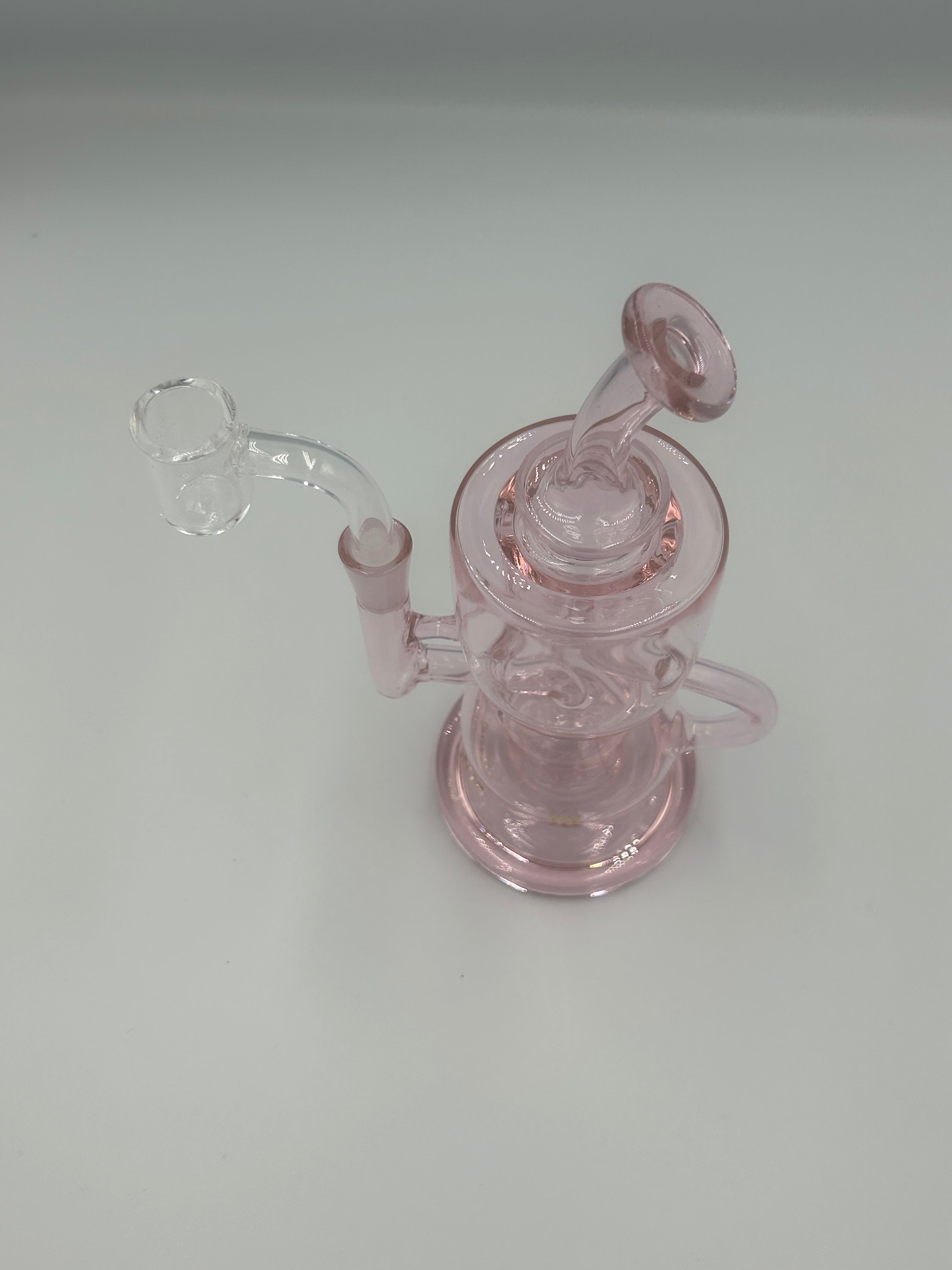 MJ Arsenal Saturn Orbital Series Mini Water Pipe – Circular Perc Borosilicate Glass Bong