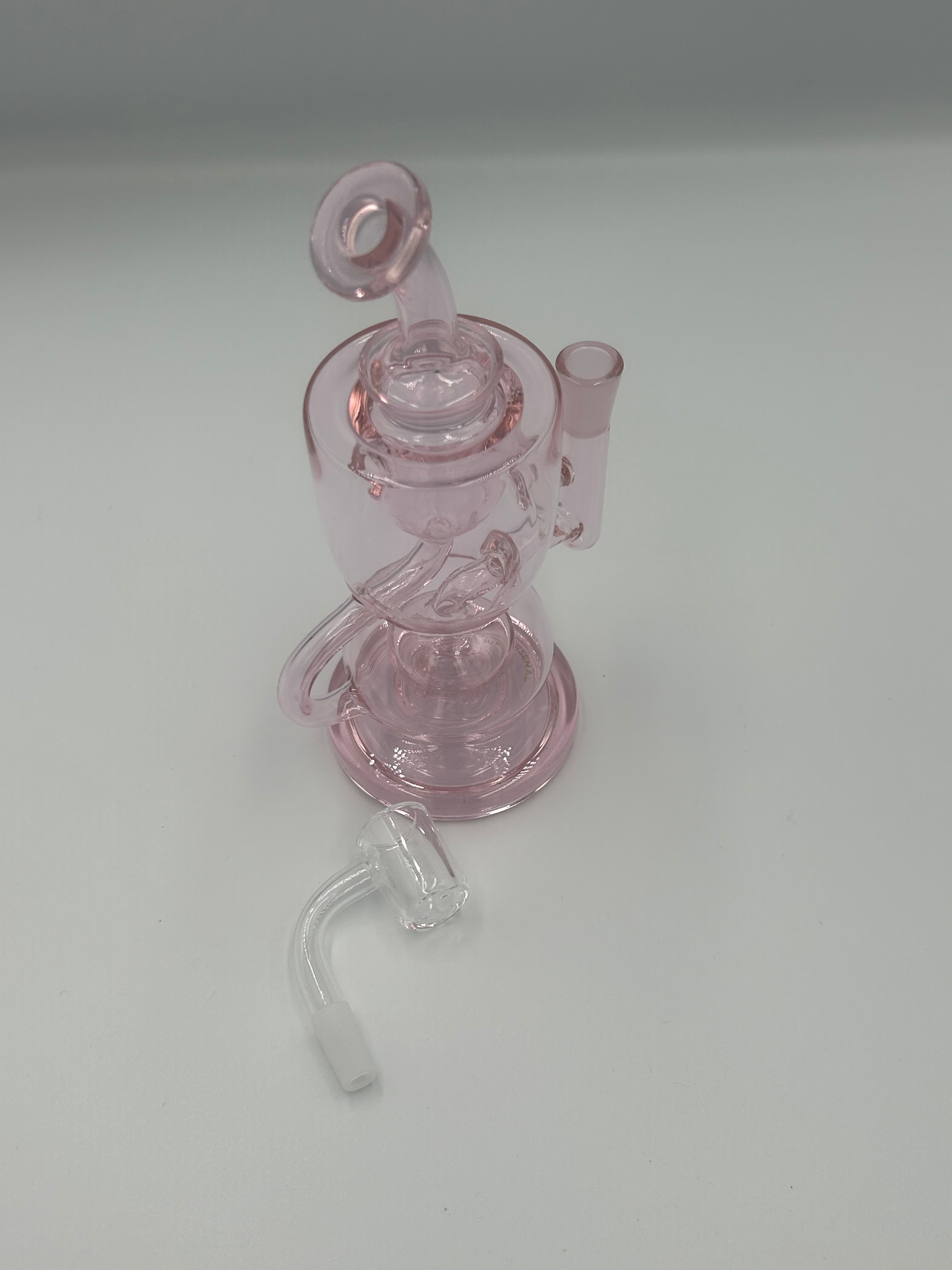 MJ Arsenal Saturn Orbital Series Mini Water Pipe – Circular Perc Borosilicate Glass Bong