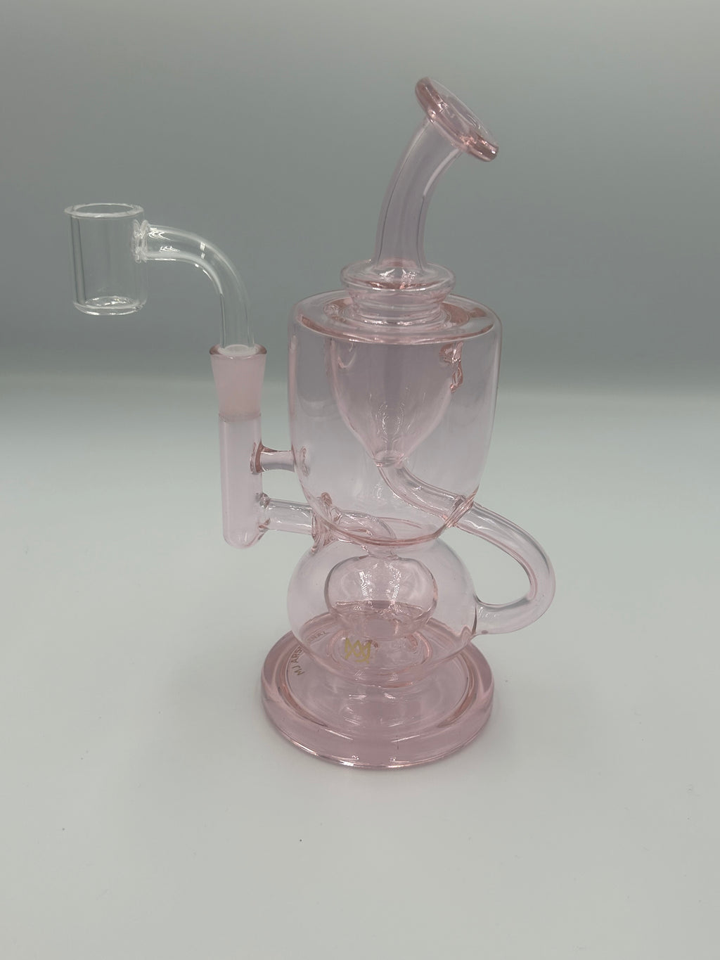 MJ Arsenal Saturn Orbital Series Mini Water Pipe – Circular Perc Borosilicate Glass Bong