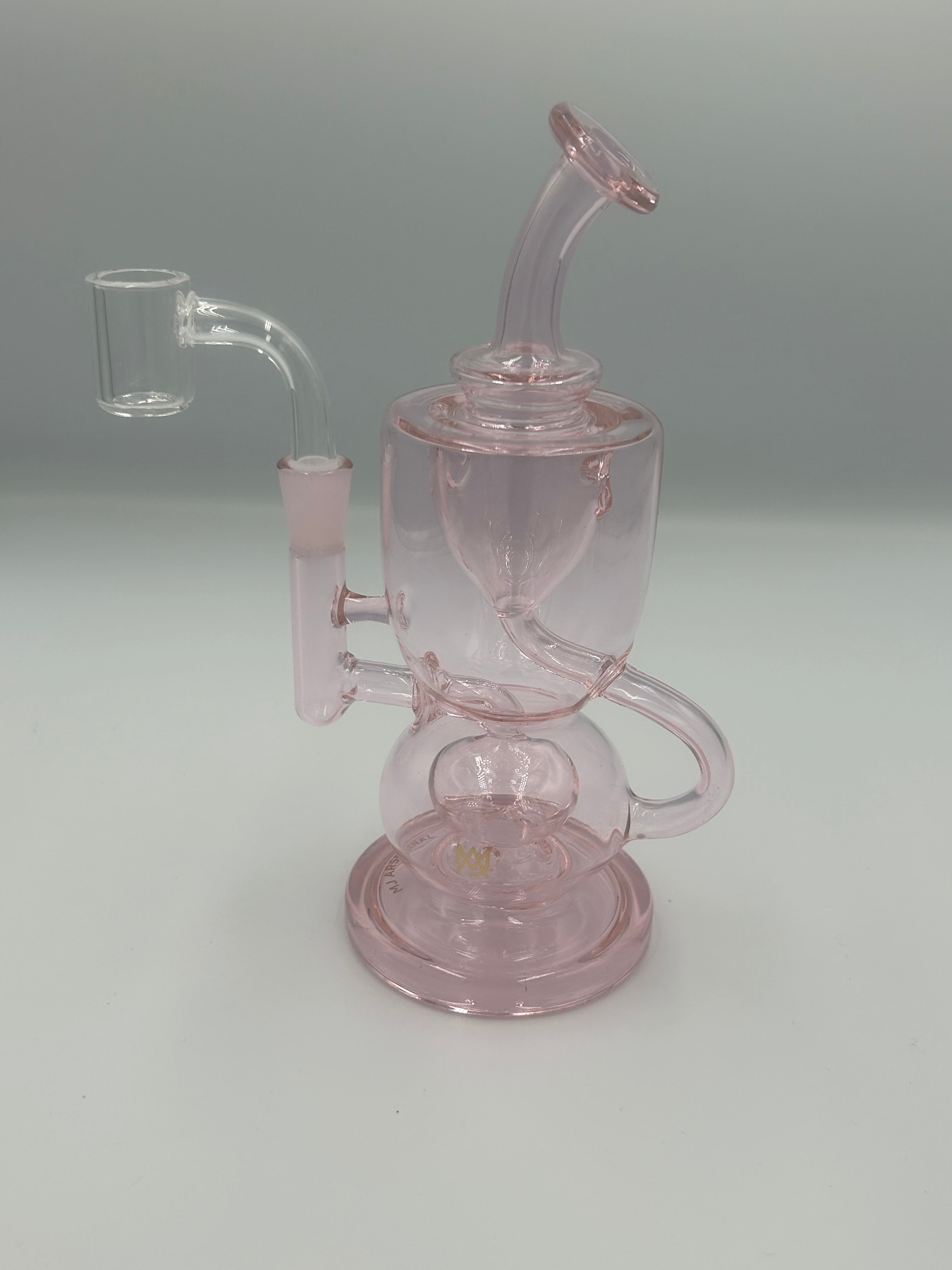 MJ Arsenal Saturn Orbital Series Mini Water Pipe – Circular Perc Borosilicate Glass Bong